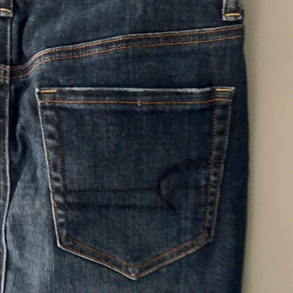 American Eagle Outfitters Dark Blue Denim Mini Skirt - Picture 5 of 8